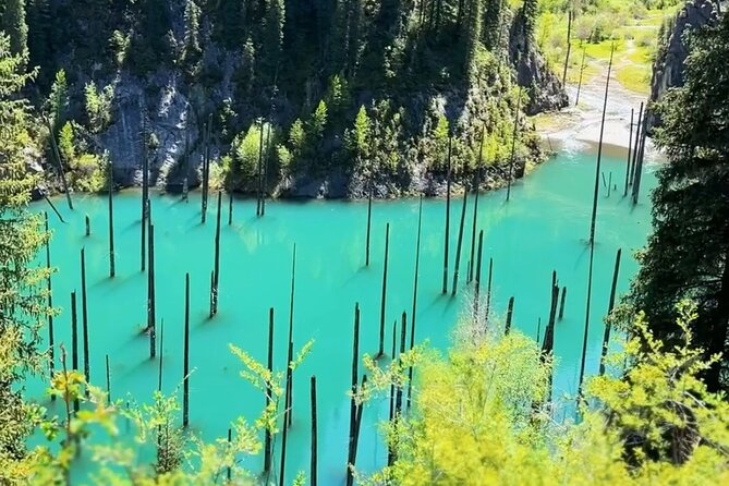 3 Day Tour to Kolsai Kaindy Lakes and Charyn Canyon - Kolsai Lake and the first big mountain view