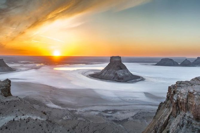 Alien landscapes of Mangistau with one of a kind Salty Hollow of Karyn Zharyk - Key points before you book
