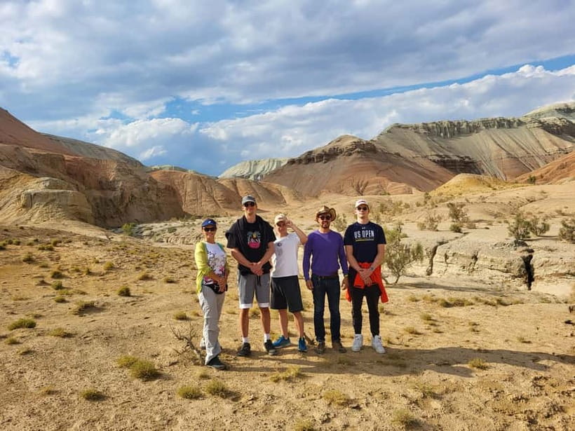 Almaty: Altyn Emel National Park Two-Day Trip - A simple guesthouse and a shared dinner