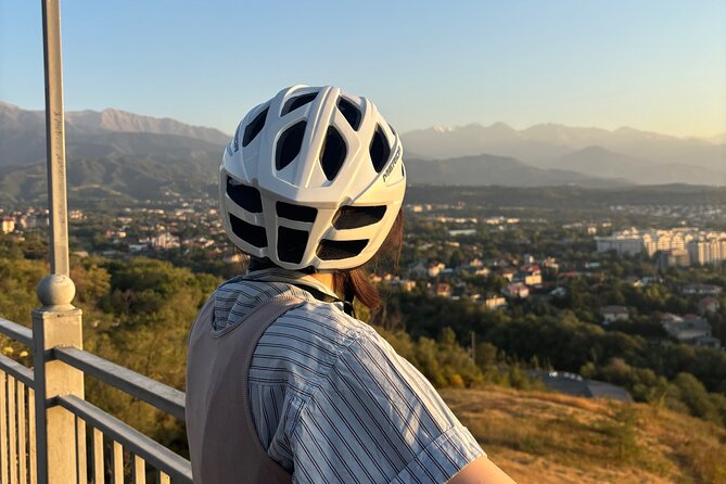 Almaty City Bike Tour: Guided e-Bike Tour of City Highlights - Green Bazaar shows Almaty at street level