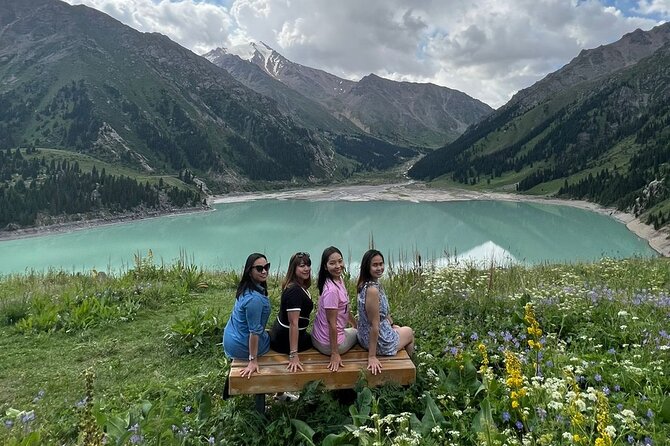 Almaty lake - Leaving Almaty for the Tien Shan