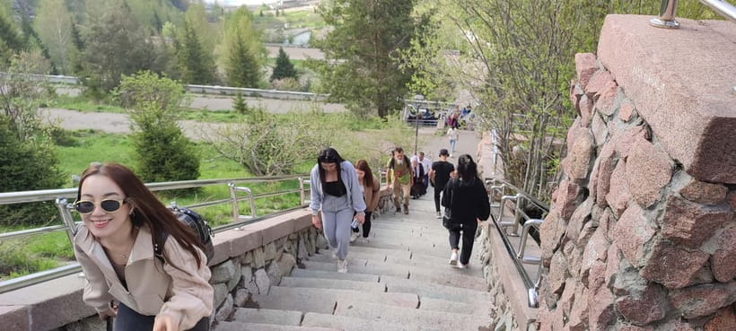 Almaty's Adventure: City & Mountain Tour in One Day - Ascension Cathedral and its painted interior