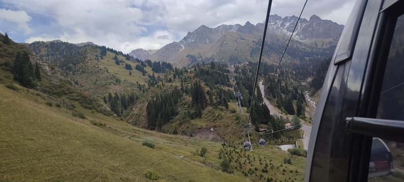 Almaty: Shymbulak Mountain Hiking Tour with Cable Car Ride - The final cable-car ride back to Almaty