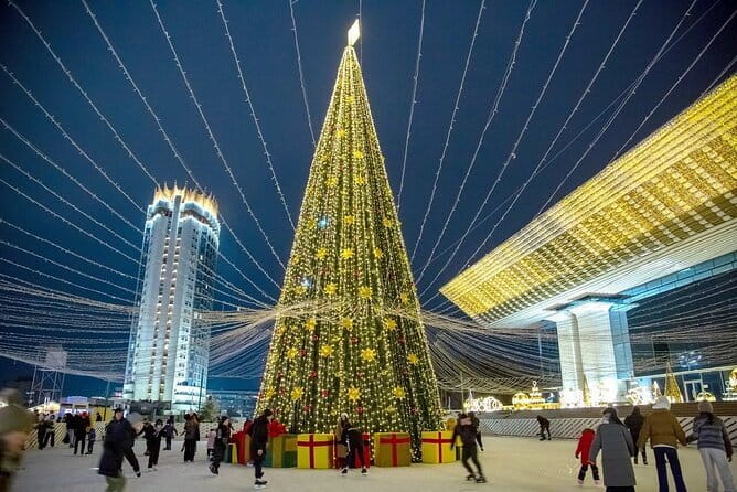 Almaty Walking Tour: 9 Must-See Sights in a Small Group - Kazakhstan Hotel and Republic Square