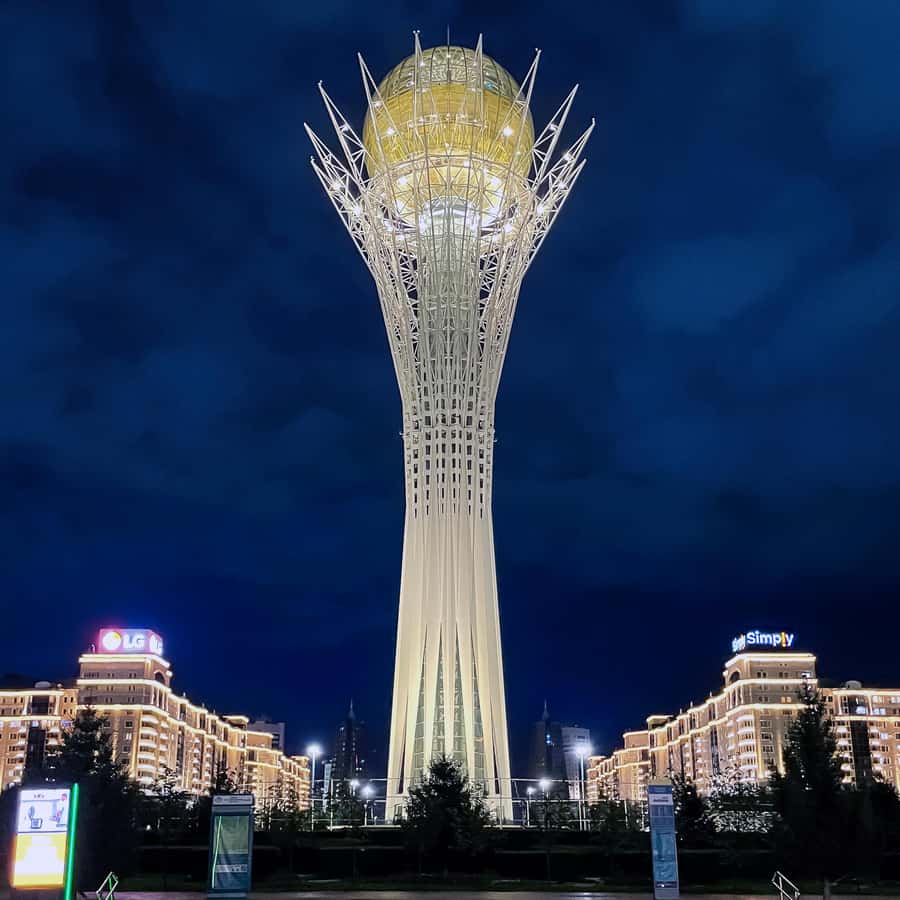 Astana: Private City Tour and Burabay National Park bundle - Astana after dark and the city lightshow