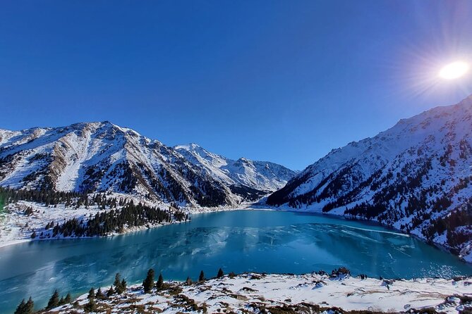 Big Almaty Lake tour private or group by car or hiking - Reaching the Lake and Seeing the View