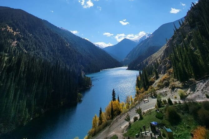 Charyn Kolsay Kaindy Private Tour - Kaindy Lake: rough roads and a haunting setting
