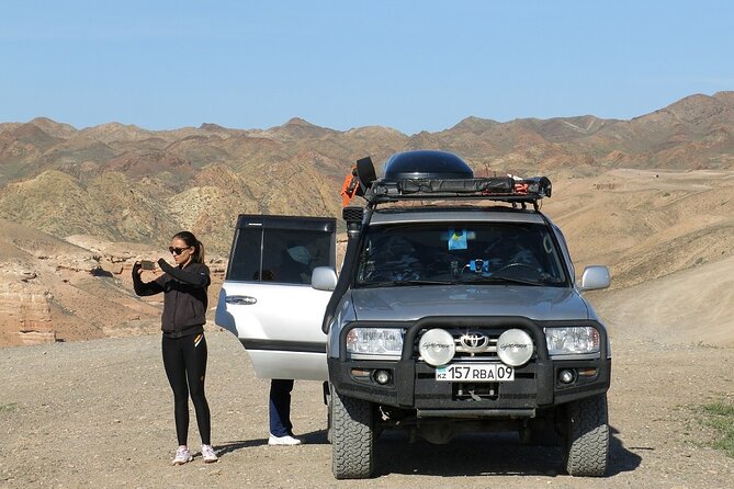 Discovering 6 Stunning Sights on Private Tour of Charyn Canyon - Stone Shelf shows the park’s volcanic side