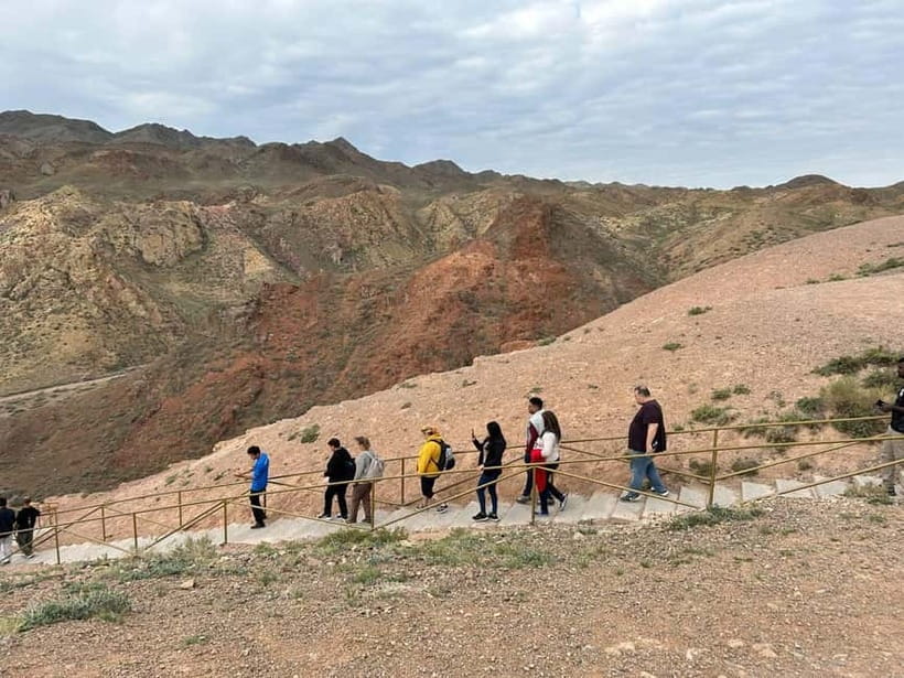 From Almaty: Charyn Canyon Full-Day Trip with Boxed Lunch - The three-hour van ride from Almaty