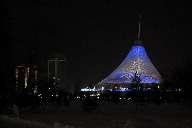 Guided Night Time Tour of Astana in a Private Car - Hazret Sultan Mosque and a quieter change of pace