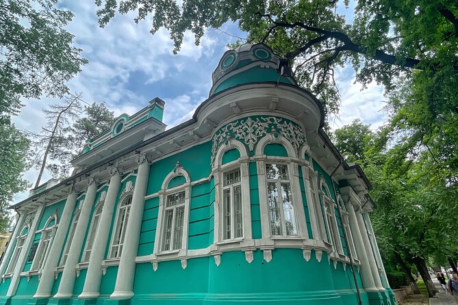 Guided Walking City Tour in Almaty - Panfilov Street brings cafés, opera, and an odd Soviet building