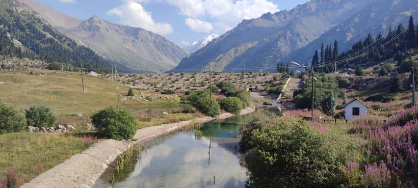 Hiking to the magical Big Almaty Lake - Big Almaty River and Kumbelsu River