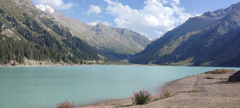 Hiking to the magical Big Almaty Lake - Reaching Big Almaty Lake