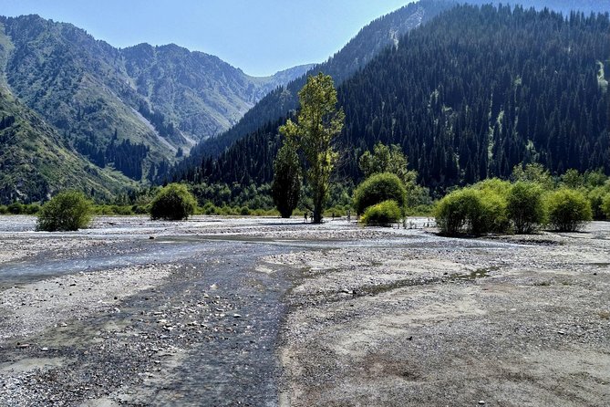 Issyk Lake - shining pearl of Almaty surroundings + Golden Man museum - Leaving Almaty for the Issyk Gorge