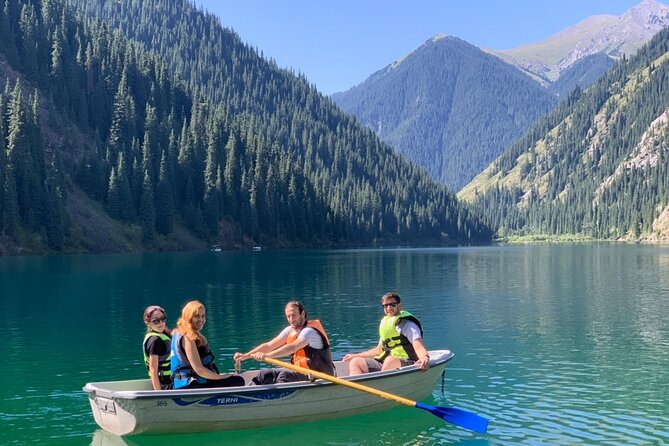 Kolsai Kaindy Lakes with Charyn Canyons 2-day tour - Sleeping in a yurt near the mountain river