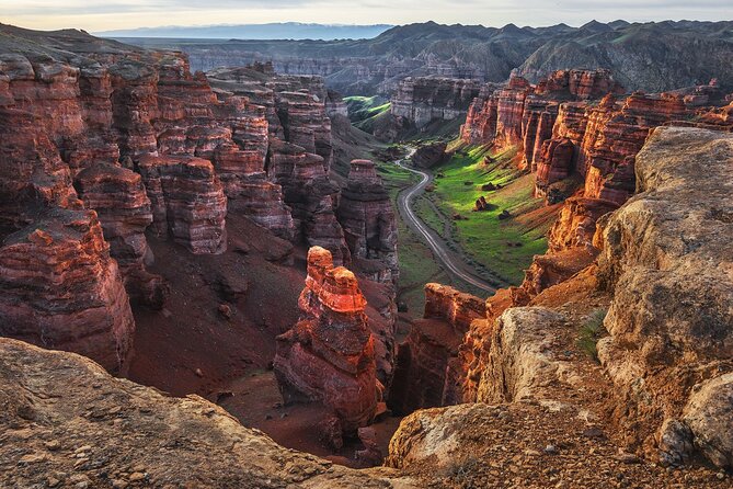Personalized guided Car Tours to Charyn Canyon & Kolsay Lake - Walking down into Charyn Canyon
