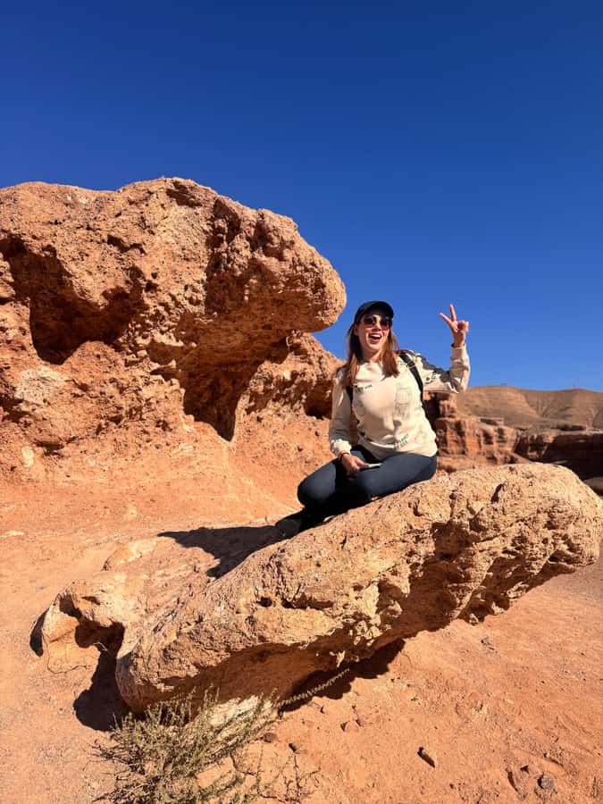 Priviate car tour to Charyn Canyon and Kolsay lake - Walking into Charyn’s Valley of Castles