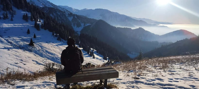 Skyline Hike in Almaty: Bukreev Peak - Butakovsky Gorge and the climb to Lesnoy Pass