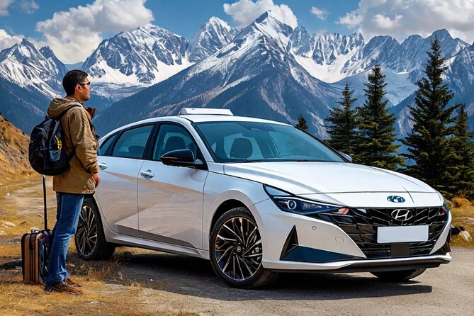 Transfer from Almaty to Bishkek or Bishkek to Almaty - The first leg, a private car and a quiet road