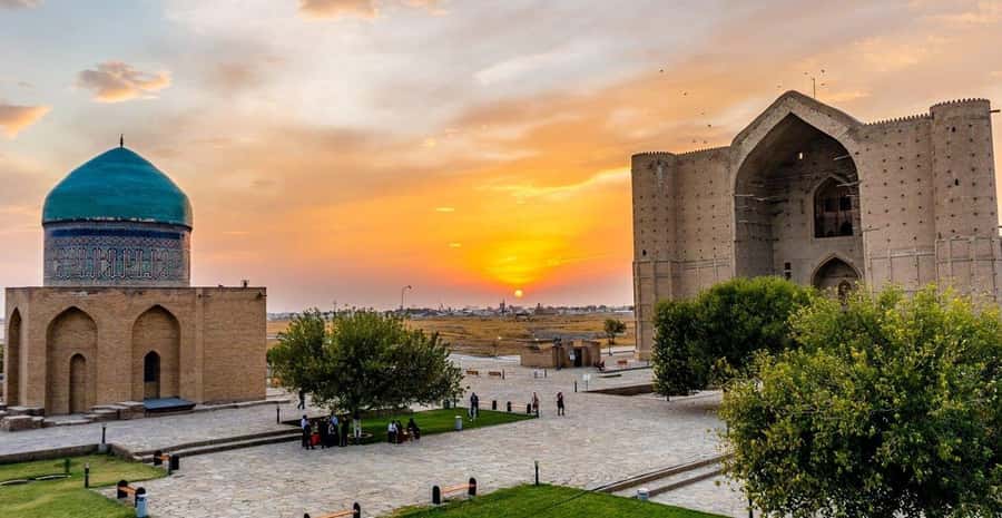 Turkestan Gloriously Isolated - Day Tour from Tashkent - The Khoja Ahmed Yasawi Mausoleum